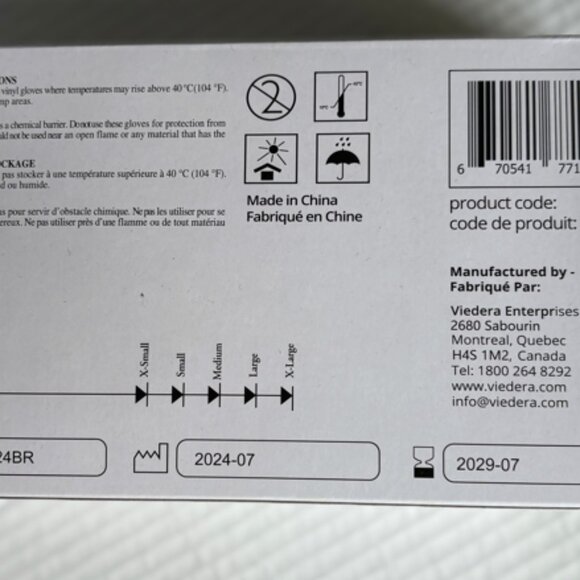 DuraCore Vinyl & Nitrile Gloves – 4 Boxes (2 Medium, 2 Large) – 100 Each - Picture 6 of 9